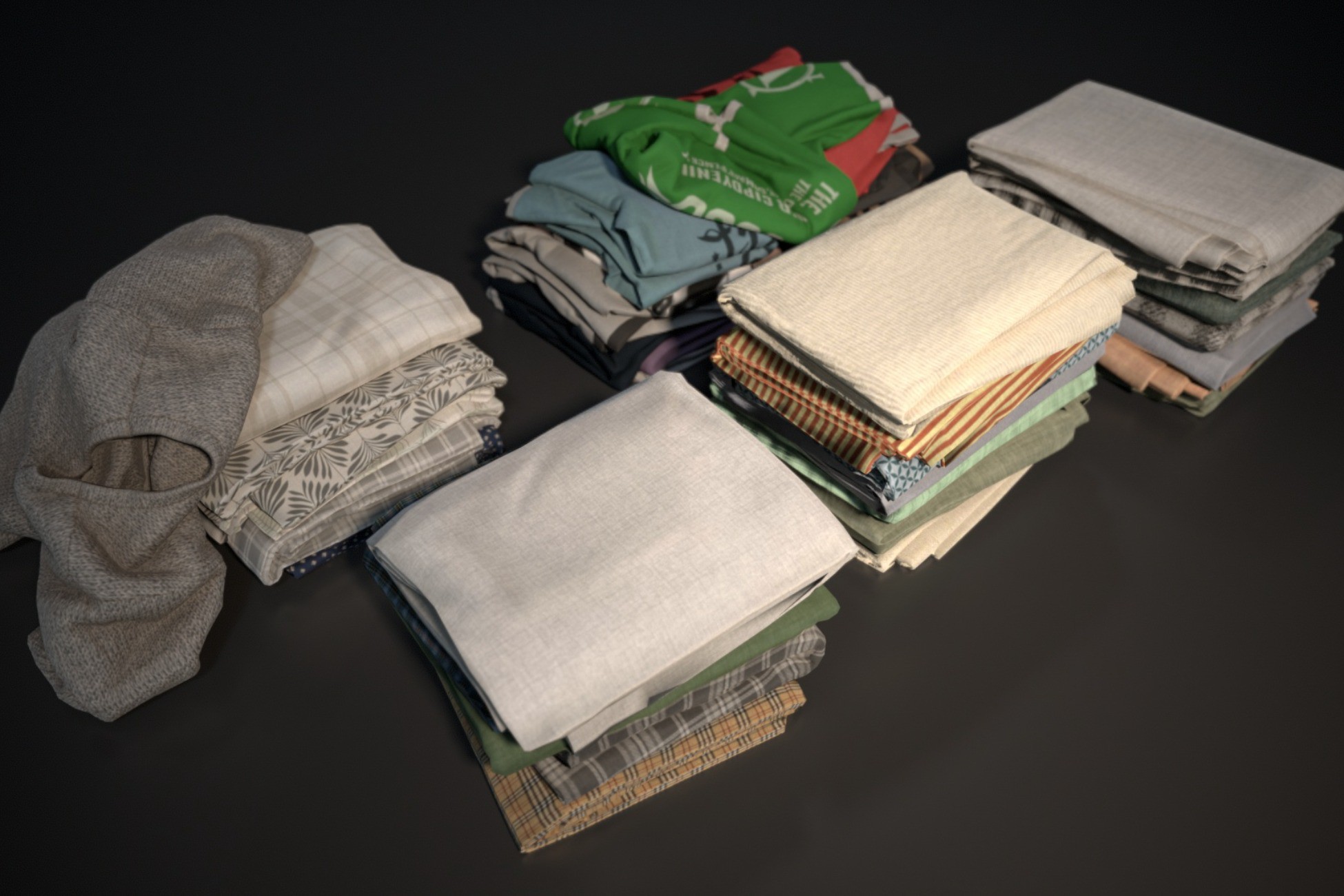 Piles of Clothes | 3D Clothing | Unity Asset Store