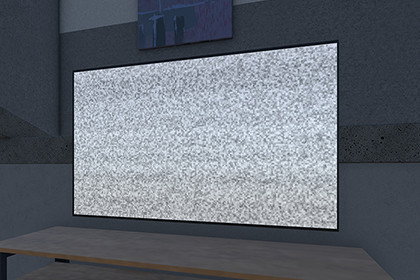 Procedural TV Noise & Scanlines Shader