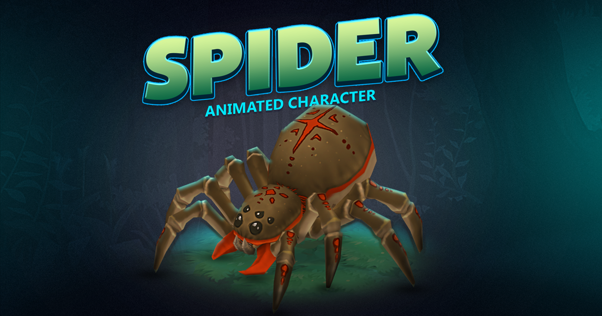Spider animated character | 3D 캐릭터 | Unity Asset Store