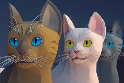 Milo the Cat PolyArt