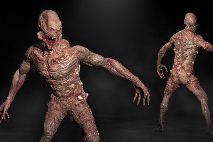 Giant Boss Zombie, Undead, Ghoul