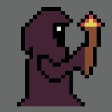 2D_Pixel mage character animated