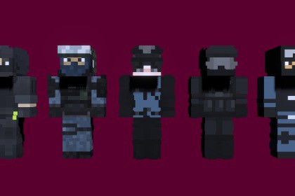 Voxel Police Character Pack