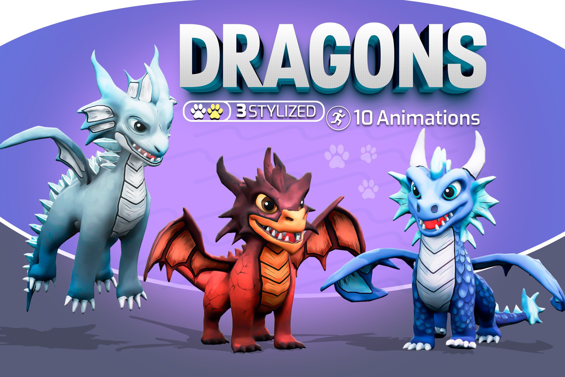 Stylized Dragons 2