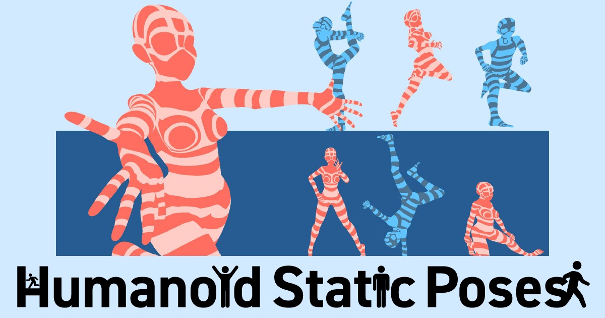 Humanoid Static Poses | 3D Animations | Unity Asset Store