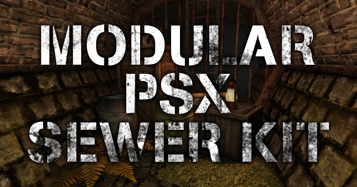 Modular PSX Sewer Kit | 3D Environments | Unity Asset Store