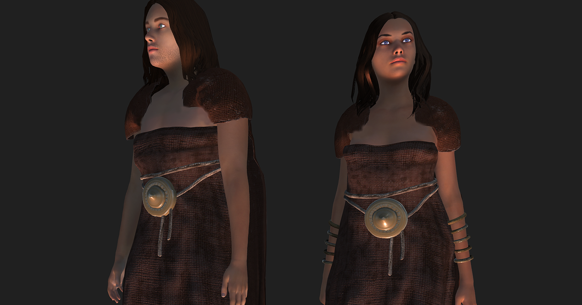 UMA Bronze Age Male & Female B | 3D Characters | Unity Asset Store