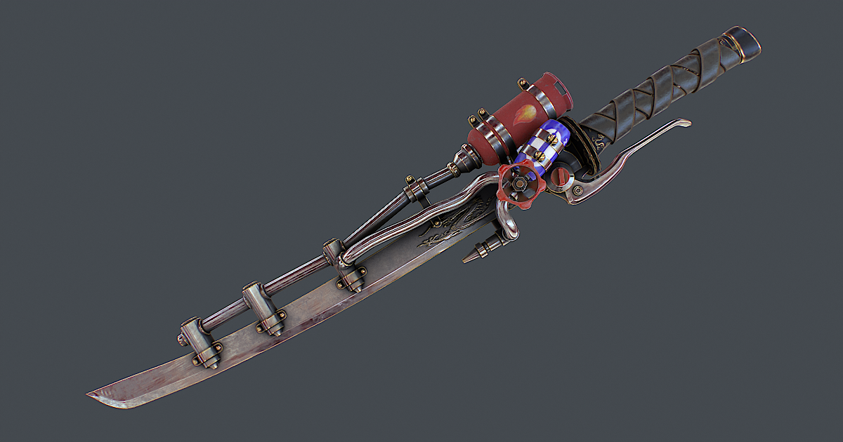 Fantasy sword 20 3d model | 3D Weapons | Unity Asset Store