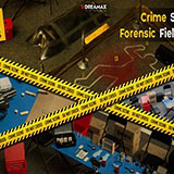 Crime Scene Props - Forensic Evidence Kit, Body Bag, Police Tape & Investigation