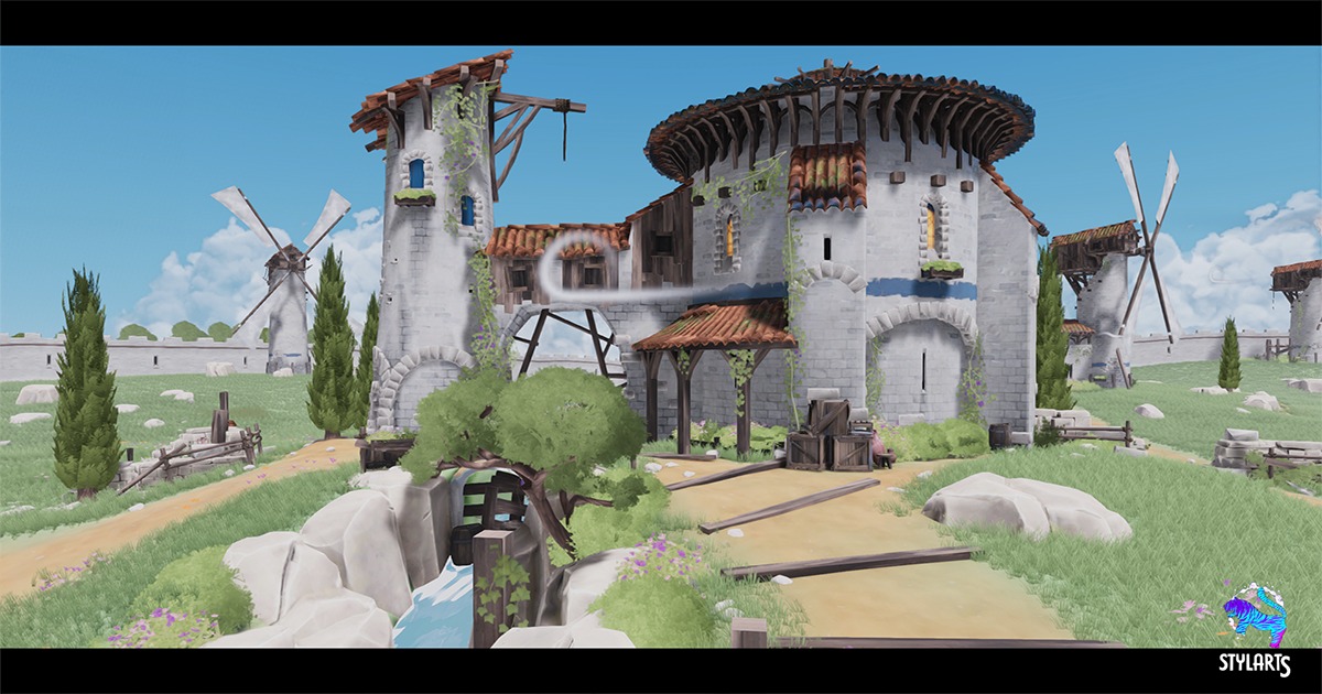 Stylized Fantasy Provencal | 3D Fantasy | Unity Asset Store