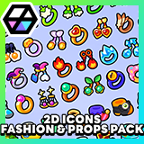 2D Icons - Fashion & Props Pack