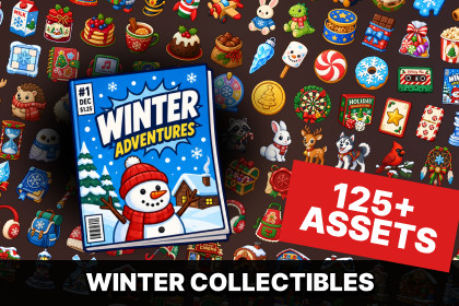 Christmas Winter Festive Collectibles Rewards Event Icons Pack