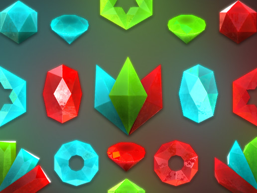 Unity Texture Crystal 3D Crystal Gems Pack | 3D Props | Unity Asset Store