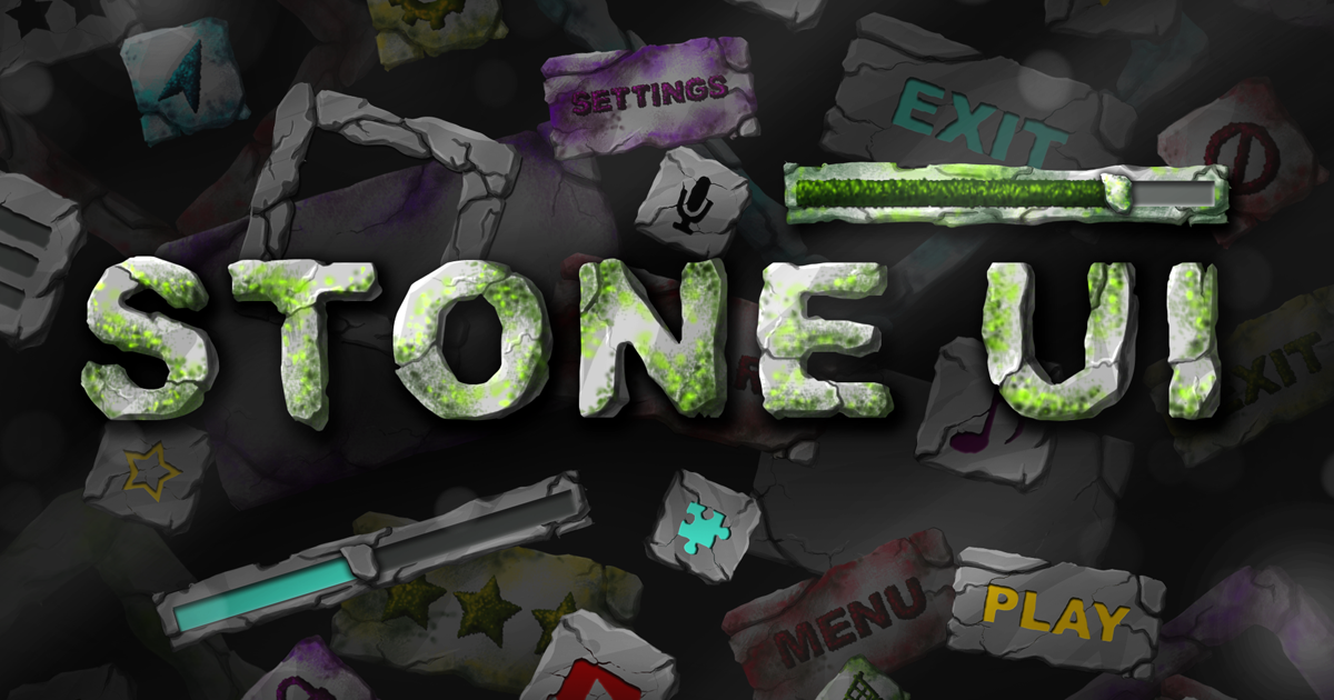 Stone UI | 2D Icons | Unity Asset Store