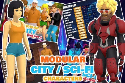 Stylized Characters City and Sci-Fi Vol 2
