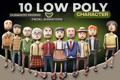 LowPoly Character Collection 1