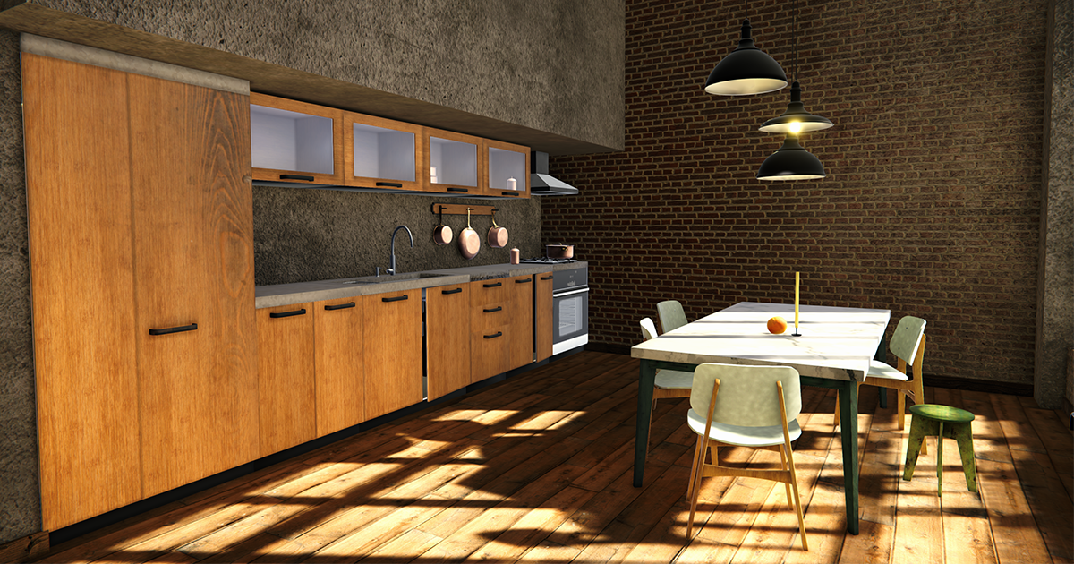 Modern interior - loft | 3D Environments | Unity Asset Store