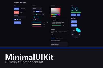 MinimalUIKit - UI Toolkit Component Kit