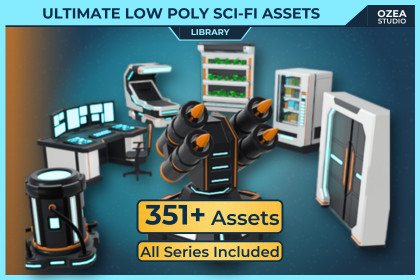 LOW POLY SCI-FI ULTIMATE ASSET LIBRARY