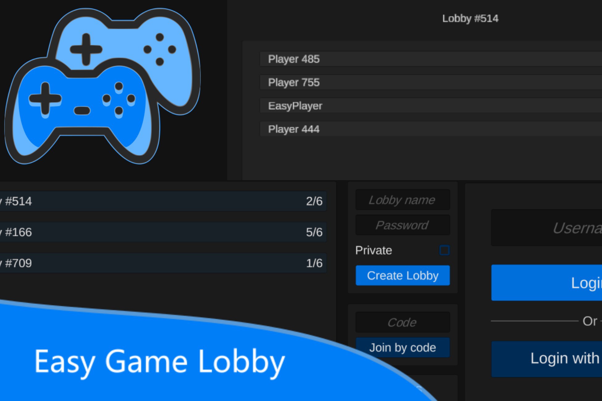 Easy Game Lobby - Lobby + Relay system | Network | Unity Asset Store