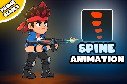 Ryker 2D Animated Spine Character(Prime Series)