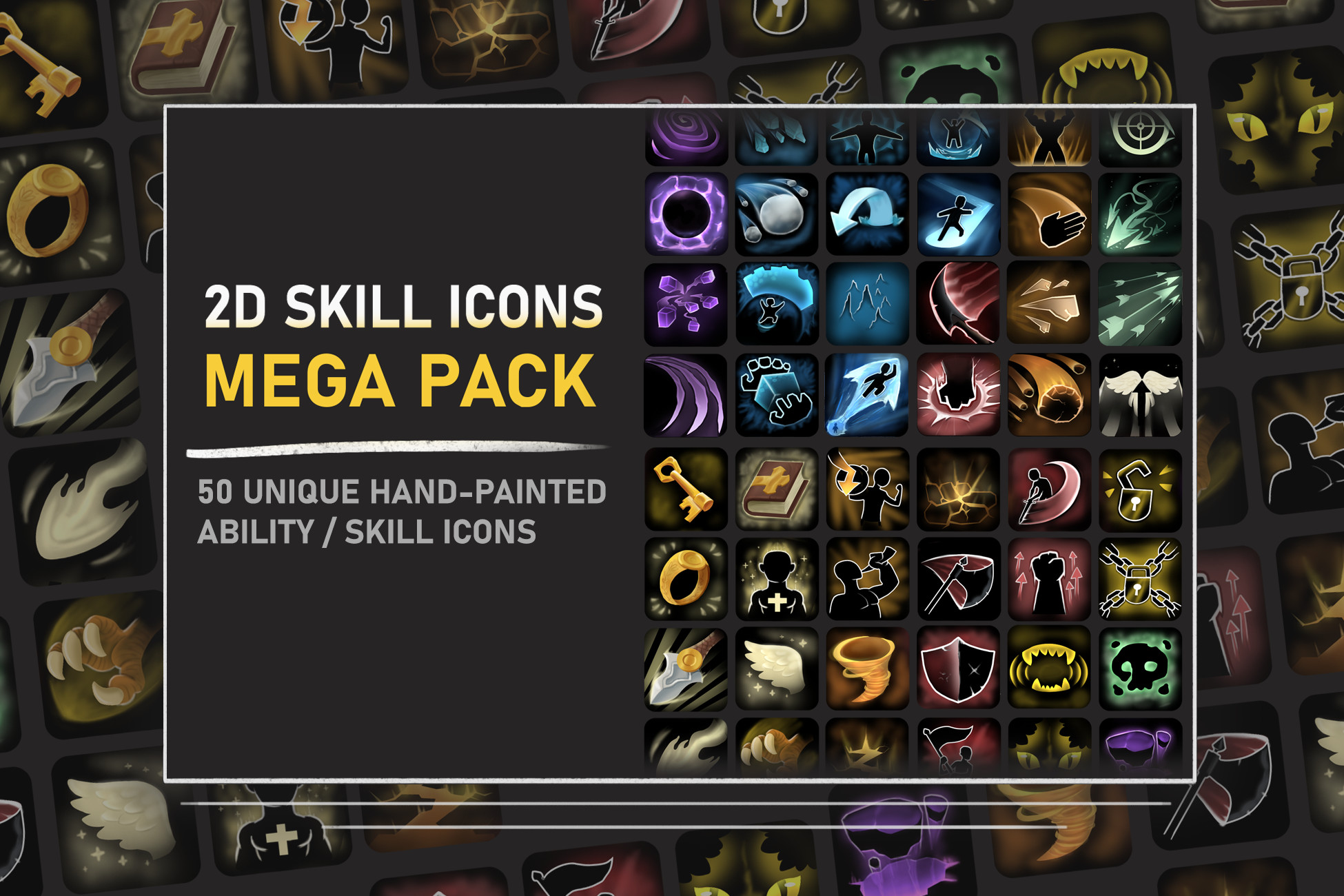 2d Icon Unity 2D Skill Icons Mega Pack | 2D Icons | Unity Asset Store