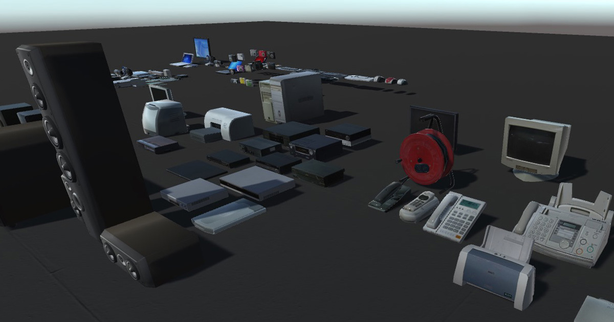 Various Electronic equipment | 3D Electronics | Unity Asset Store