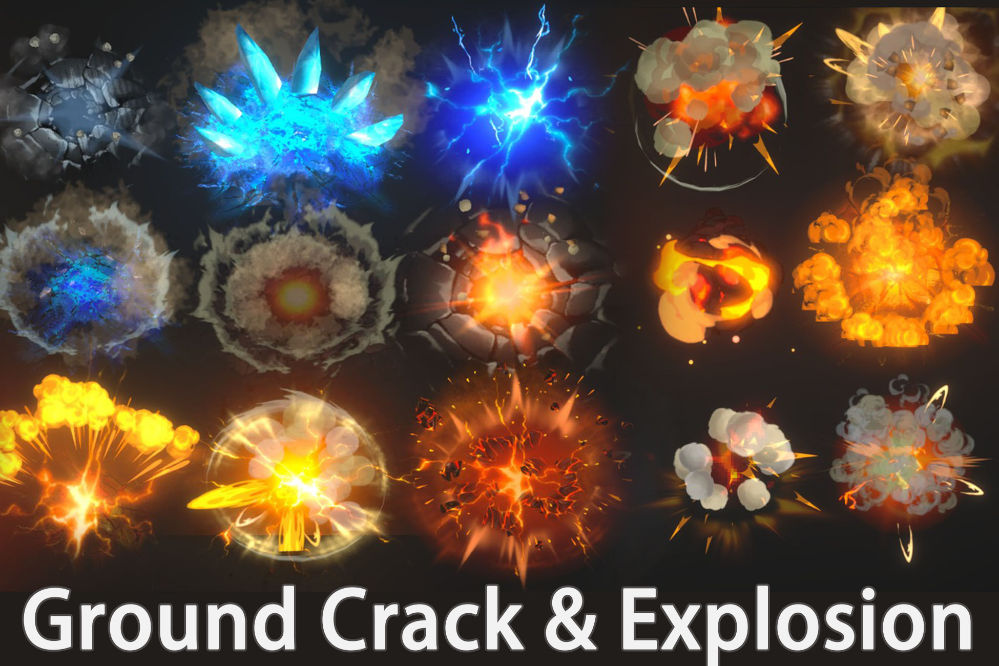 Game VFX - Ground Crack & Explosion