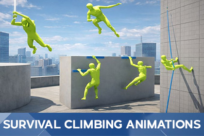 Survival Climbing Animations Pack