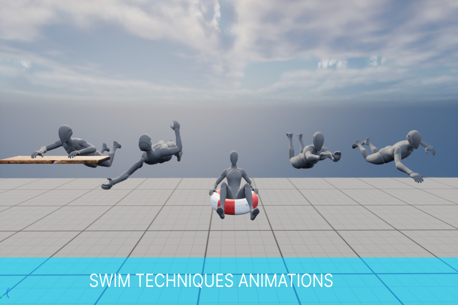 Animation Simming Swim Techniques Animations | 3D Animations | Unity Asset Store