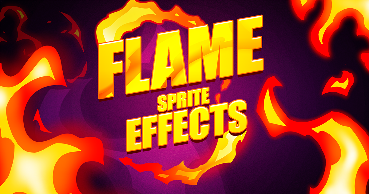 Unity Fire Effect Texture Flame sprite effects | 2D Textures & Materials | Unity Asset Store