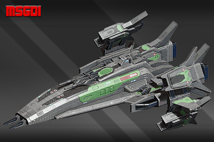 Spaceship Morning Star Frigate