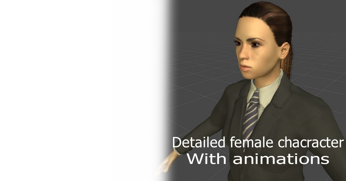 High Detailed Female Character | 3D Characters | Unity Asset Store