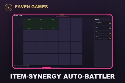 Item-Synergy Auto-Battler Framework