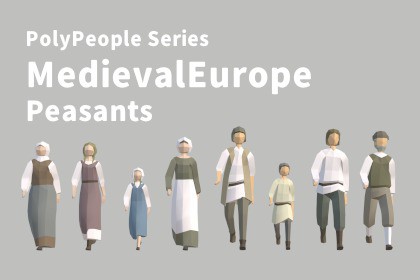 PolyPeople Series – Medieval Europe: Peasants