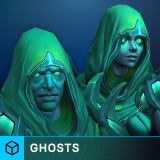 Modular Stylized Fantasy Ghosts