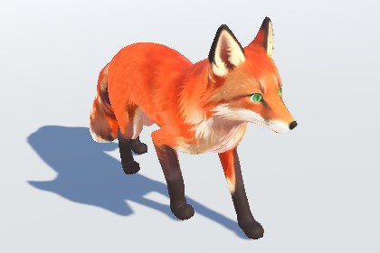 Stylized Fox animation