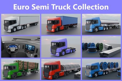 Euro Semi Truck Collection