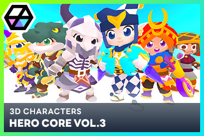 3D Characters - Hero Core Vol.3