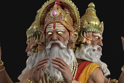 Indian God Brahma