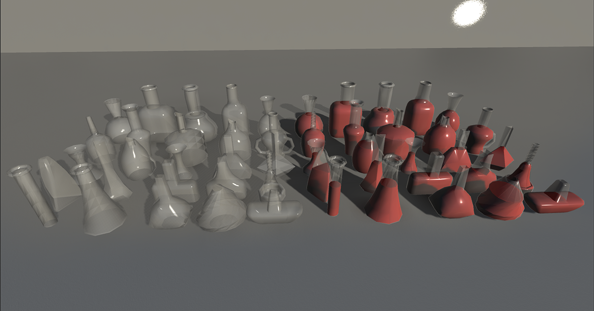 Low Polygon Potions Pack | 3D Props | Unity Asset Store