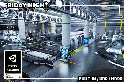 Futuristic Environment Kit Vol.4 – Sci-Fi Spaceport Hub