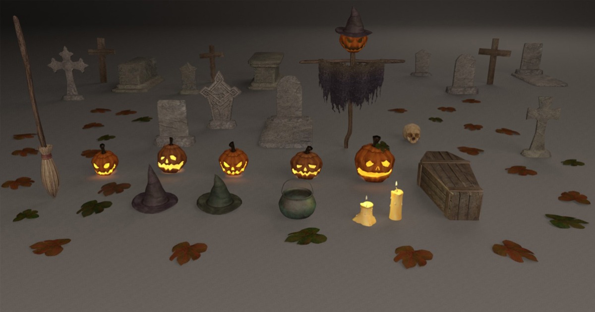 Halloween pack | 3D Props | Unity Asset Store