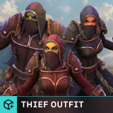 Stylized Medieval Thief Outfit