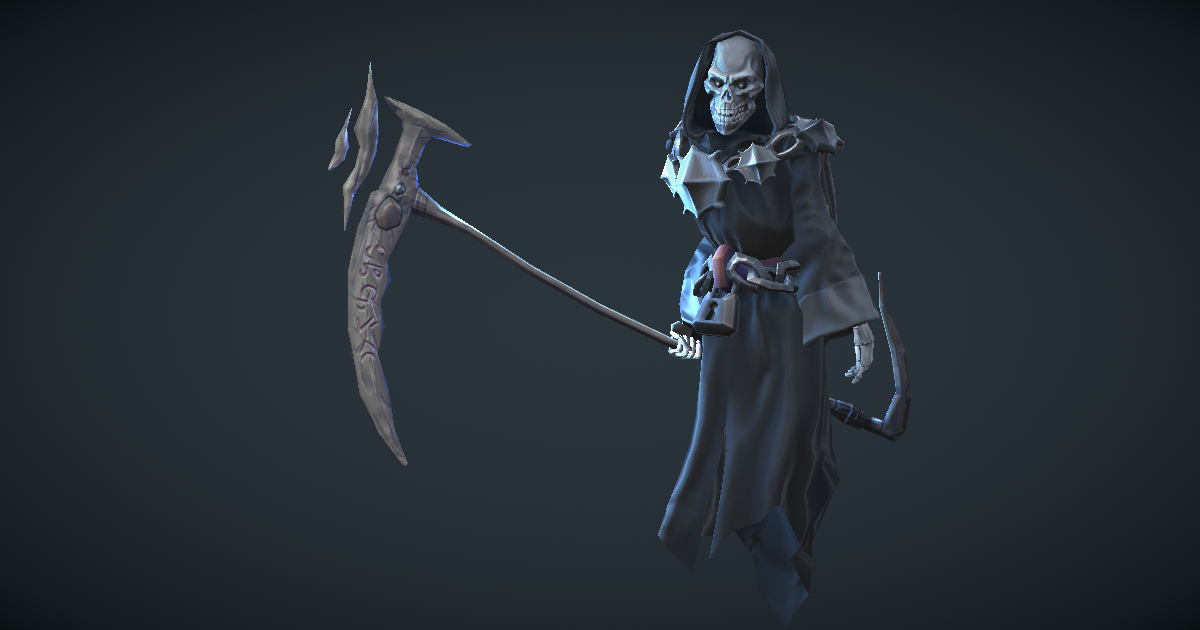 Ghost With Scythe | 3D Creatures | Unity Asset Store