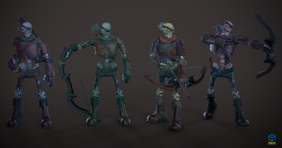 Skeleton Asset Unity Skeleton_Archer | Characters | Unity Asset Store