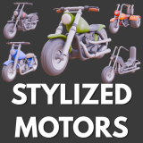 Stylized Motorcycles by AKE