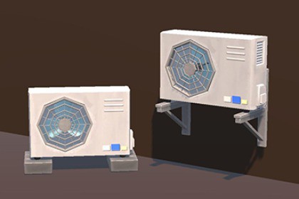 MAR-Low Poly Outdoor AC Unit