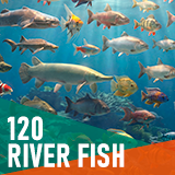 120 River fish - Full pack