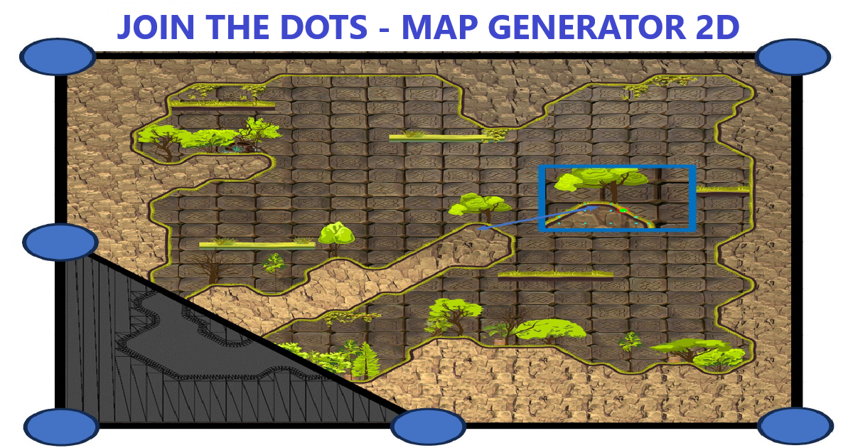 2d Design Using Dots Join The Dots Map Generator 2D | Level Design | Unity Asset Store